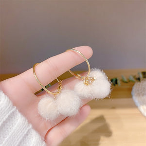 New personality fashion design zircon earrings for women light luxury web celebrity temperament tassels pearl earrings for women